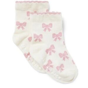 Janie and Jack Infant Antique Bows Socks 3-6M Matching Sweater In Other Listings